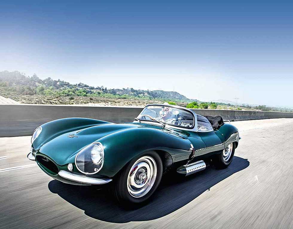 The most famous Jaguar XKSS Jay Leno drives Steve McQueen’s original