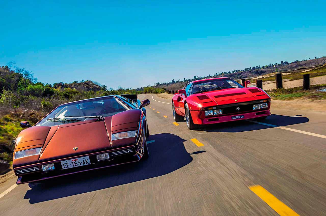 1986 Lamborghini Countach LP 5000 QV vs. 1984 Ferrari 288 ...