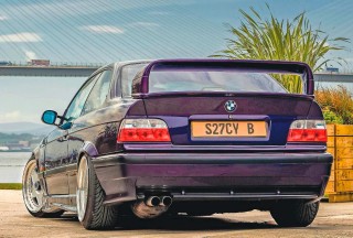Styled and tuned BMW 328i Coupe E36/2. 