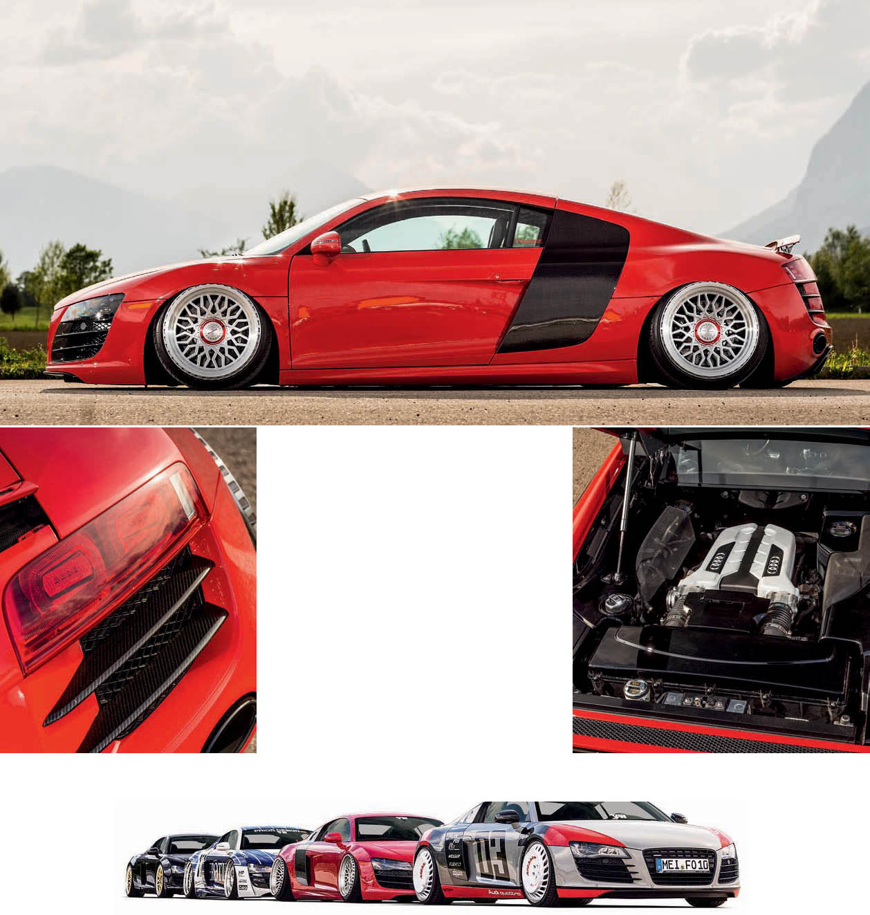 Four of the world s toughest modified Audi R8 Typ 42 Drive My 