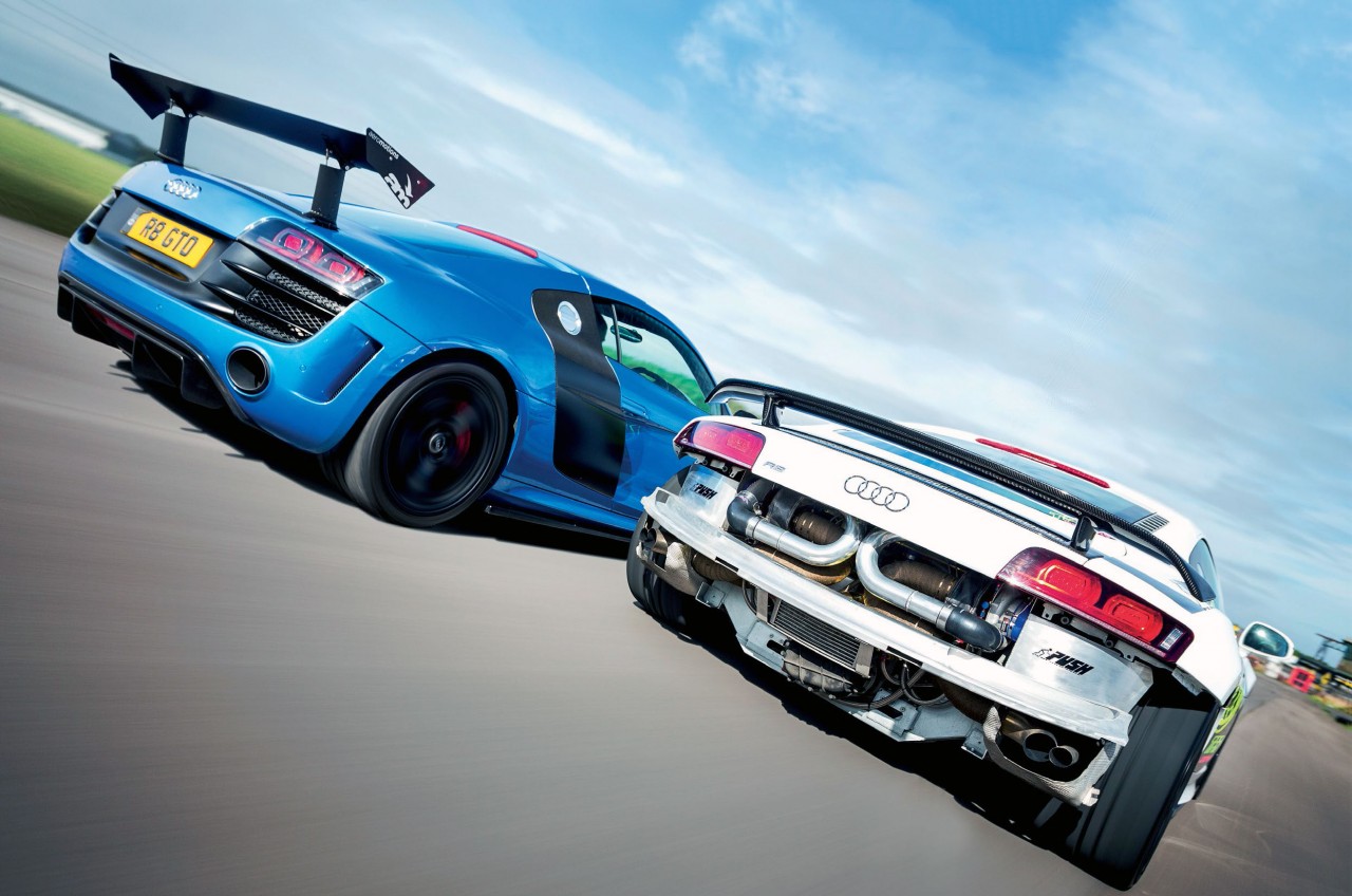 Push Performance Audi R8 V10 Typ 42 TwinTurbo vs. Audi R8 V10 GT Typ 42
