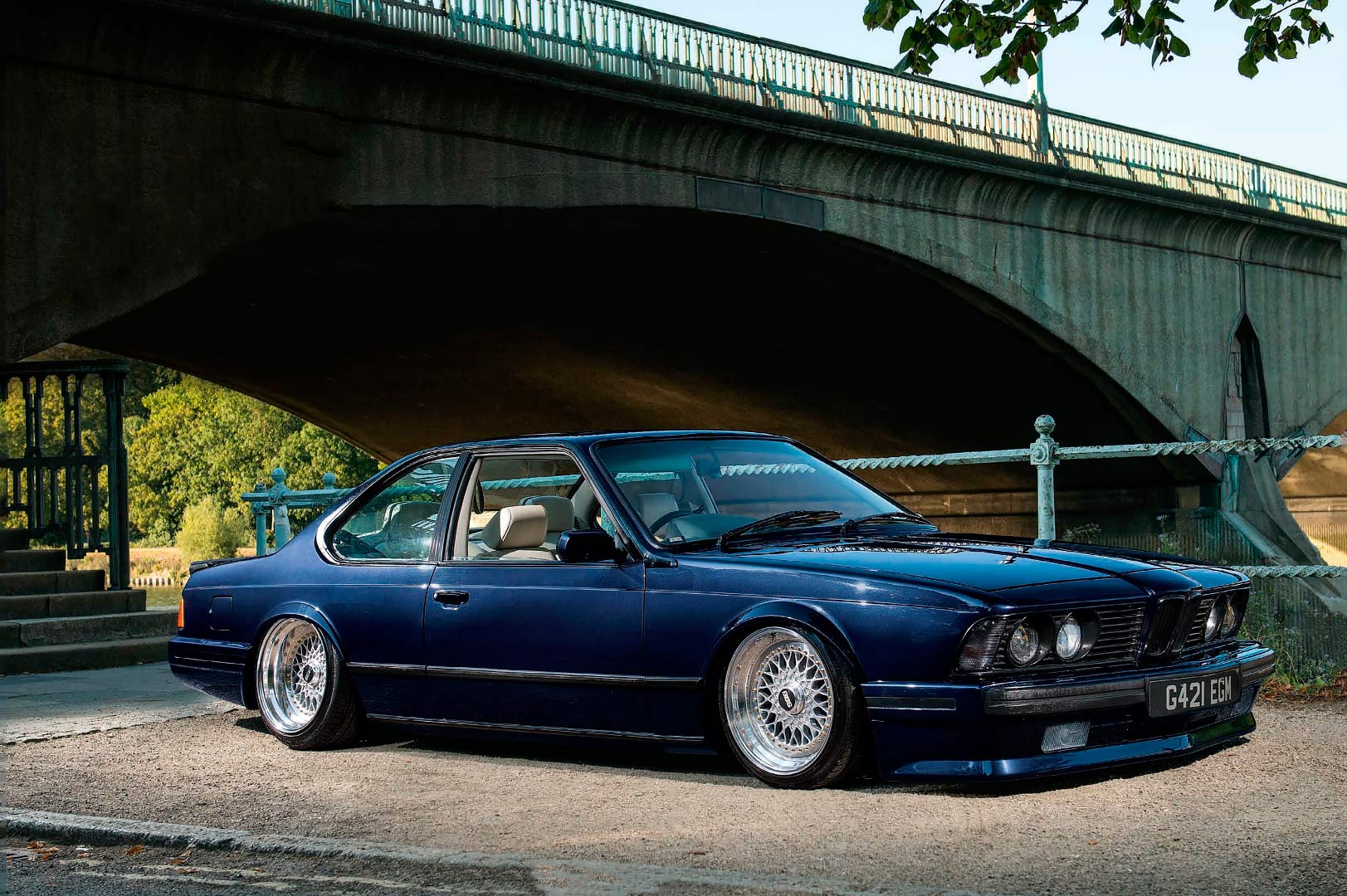 Stanced BMW 635CSi E24  AirRide and BBS by George Assi  DriveMy Blogs  Drive