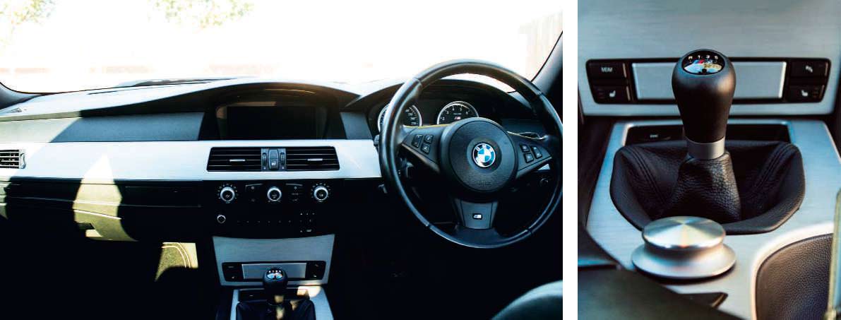 BMW M5 SMG E60 against an example E60 M5 that's been converted to ...