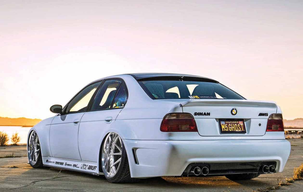 Tuned 560hp supercharged, custom metal wide-body BMW M5 E39.