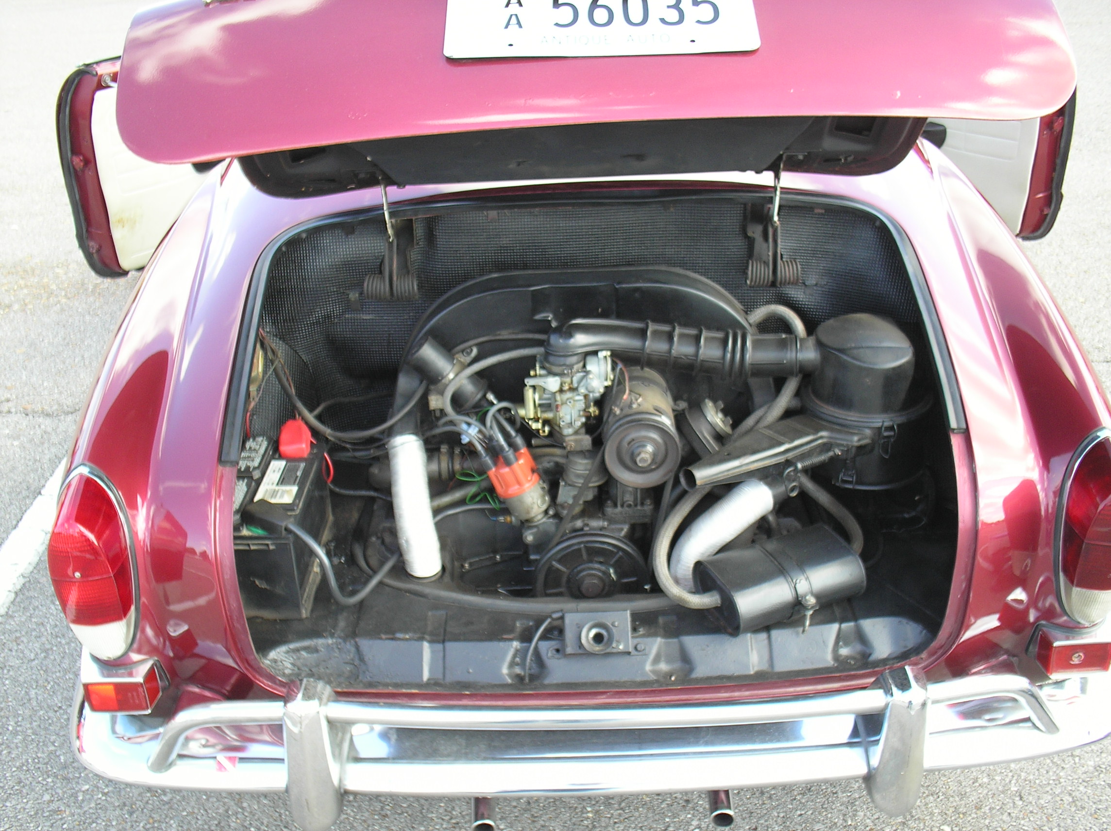 Volkswagen Karmann-Ghia мотор