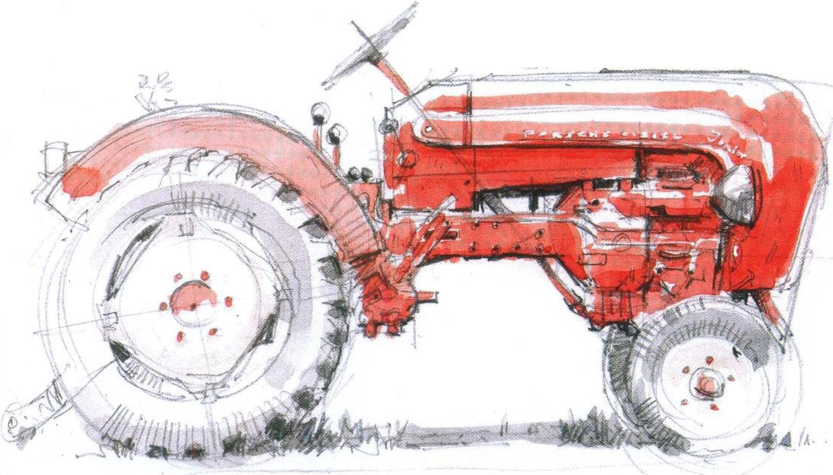 Трактор Порше