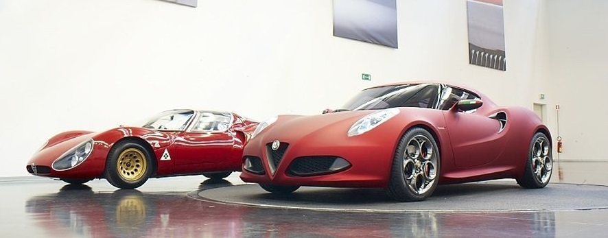 Alfa Romeo 4C vs 33 stradale