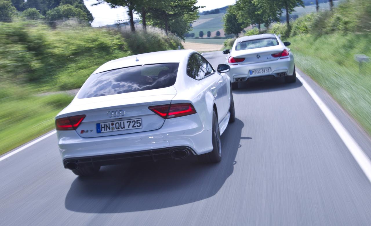 Mercedes-benz cls63 amg s model-4matic Bmw m6 gran coupe Audi-rs7