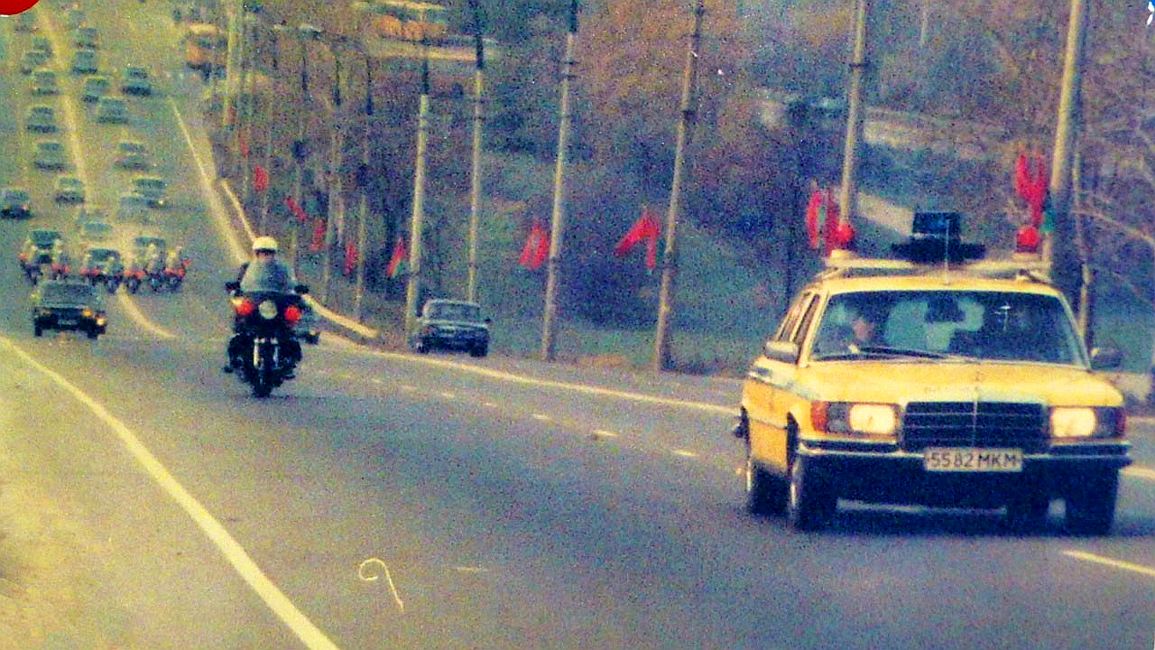 Mercedes-Benz W116 на службе милиции СССР
