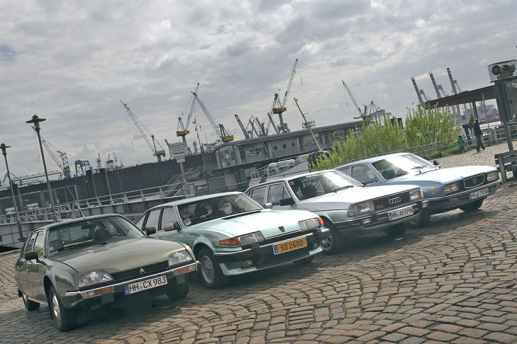 Тест-драйв Audi 100 Avant 5E, Citroen CX 2400, Lancia Gamma 2500 и Rover SD1 2600