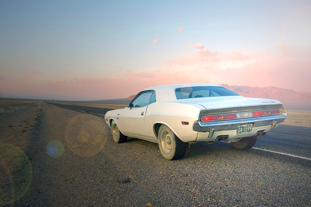 Barry Newman and Vanishing Point - Dodge Challenger R/T 440