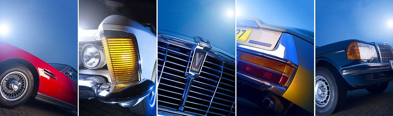 Aston Martin DBS vs. Citroen SM, Buick Riviera, Jaguar XJ12C and Mercedes-Benz 280CE C123