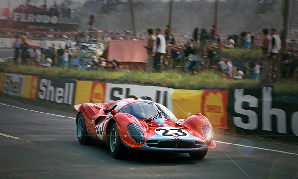 David Piper wasn’t the only one to rate the gorgeous P3/4. Herbert Müller and Jean Guichet shared this one at the 1967 Le Mans 24 Hours