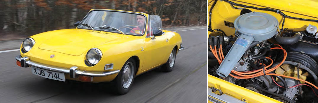 Сomparison test drive Fiat 850 Spider and Coupe Entry level sportscars from the 1970s