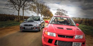 Road test Mitsubishi Lancer EVO VI TME vs. Subaru Impreza RB5 Drive-my.com 2016 / 2017