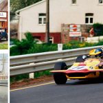 eterson blasts through Burnenville during the 1970 Belgian Grand Prix, the last to be held on the old Spa road circuit; Hispano Suiza trio outside Crabbe’s Baston showroom in 1968; Elford at Monaco in ’1969 – Antique Automobiles was, perhaps, the perfect entrant for an outdated Cooper Maserati.