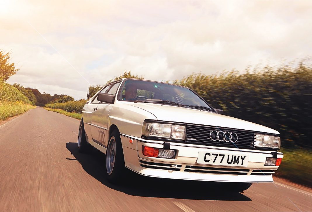 Four-wheel drive turbocharged Audi Quattro road test - Drive