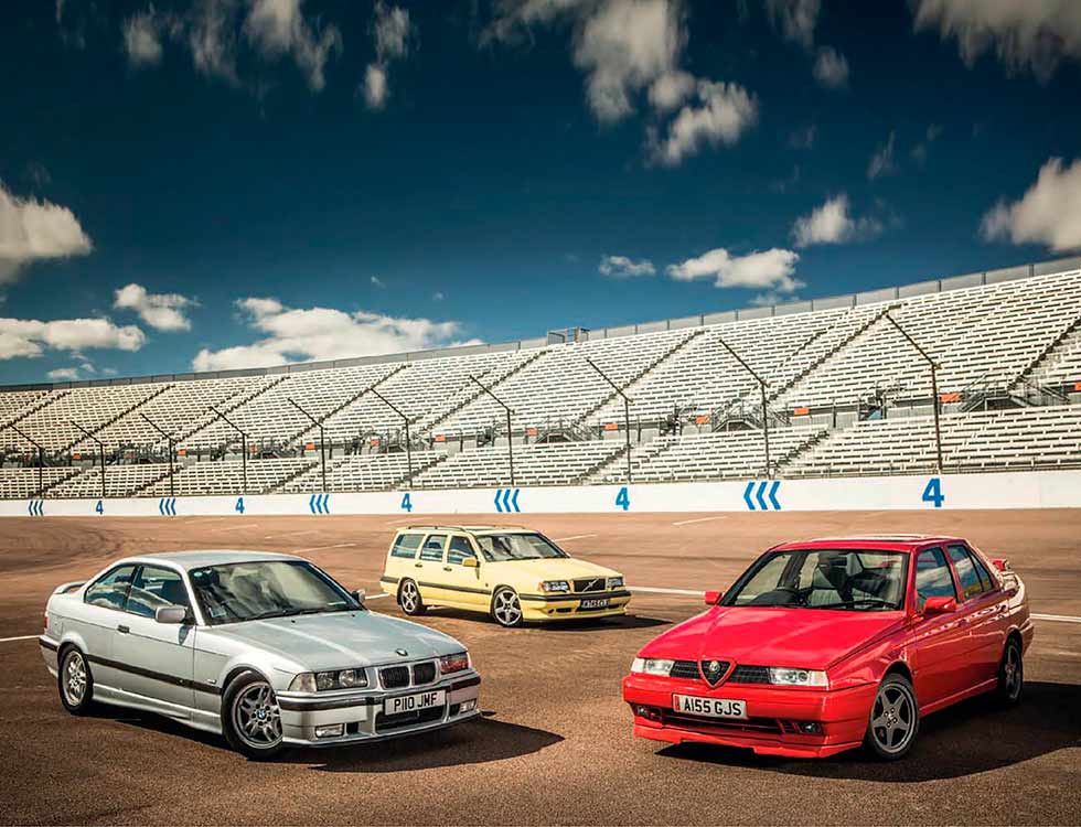 Alfa-Romeo 155 vs. BMW 318iS Coupe E36 and Volvo 850 road test