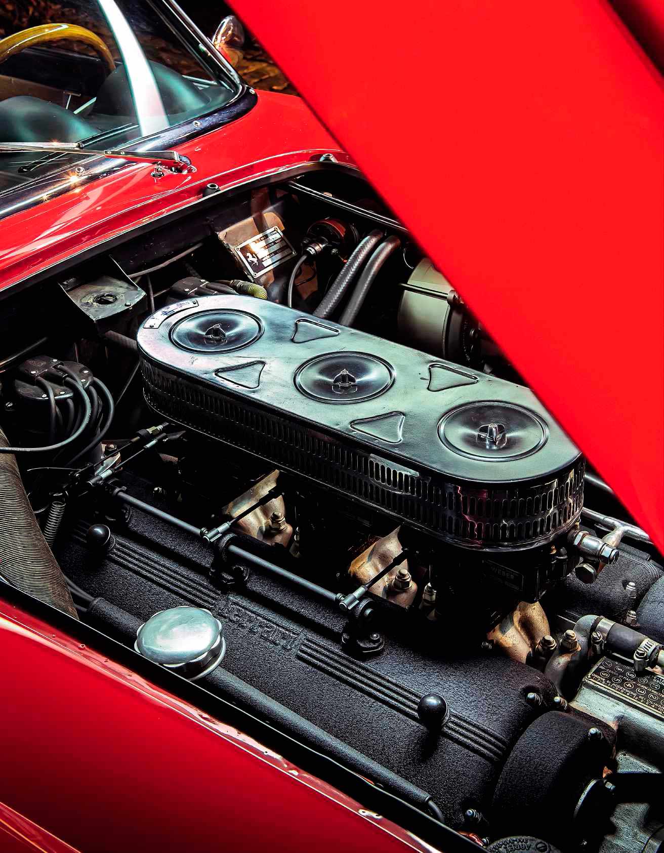 1961 Ferrari 250 GT California Spyder engine V12 280bhp