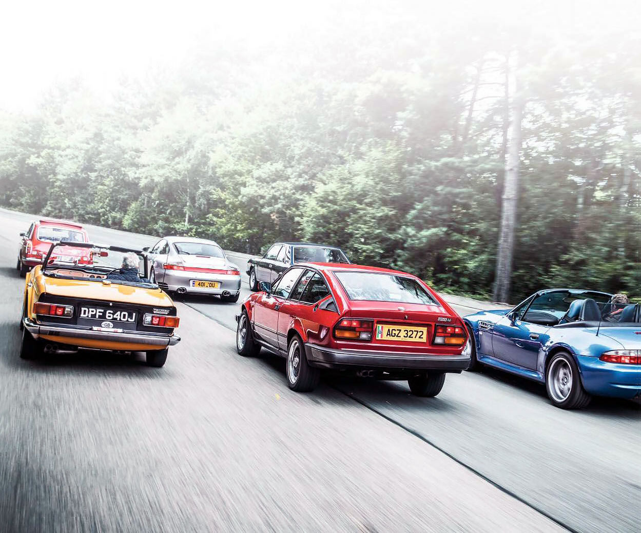 Triumph TR6, MGC GT, Porsche 911 996, Fiat 130 Coupé, Alfetta GTV 6 or BMW Z3M Roadster – 6 cylinders for £15k