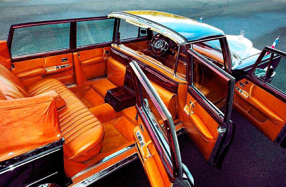  Driving Tito’s presidential car 1970 six-door Mercedes-Benz 600 Pullman Landaulet W100.015