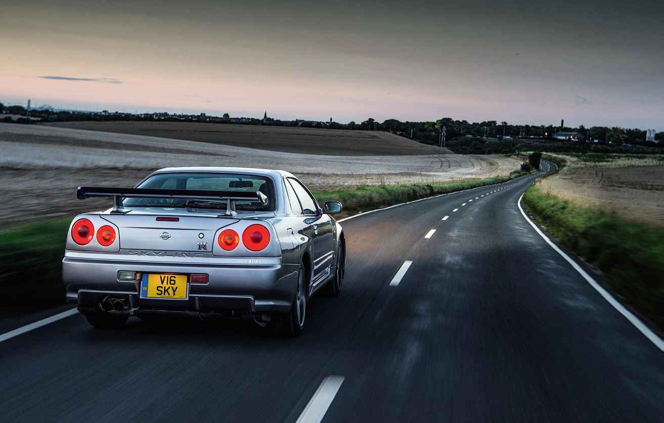 Iconic Nissan Skyline GT-R V-spec R34 driven