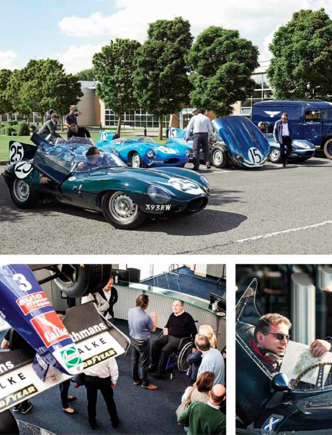 Pin's émaillé Jaguar Type D - 24 Heures Du Mans 1957 - Signé EMC - Occasion