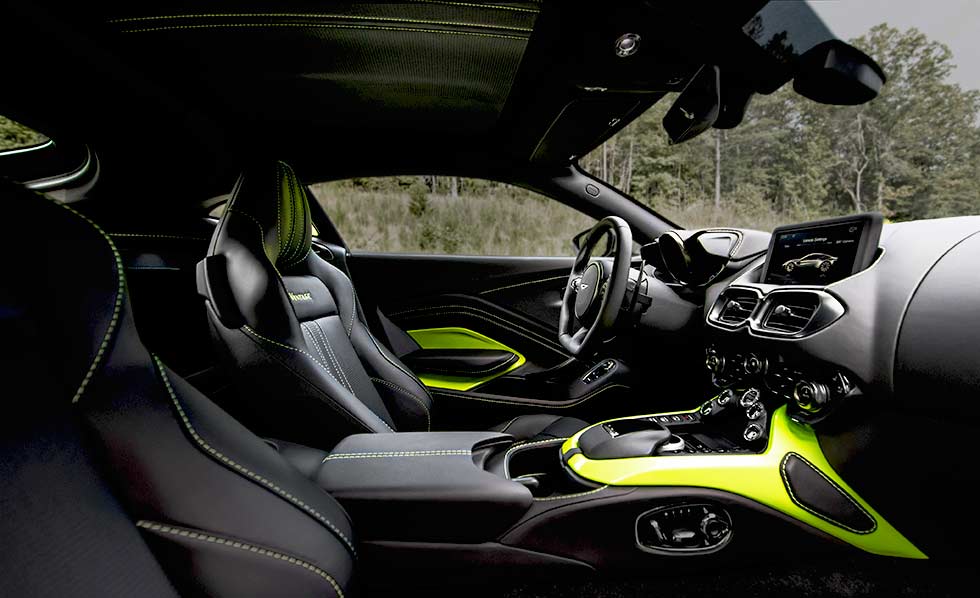 2018 Aston Martin Vantage interior