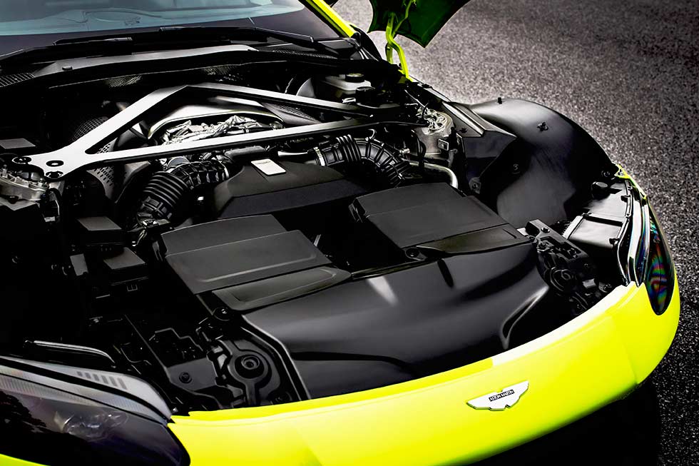 2018 Aston Martin Vantage engine