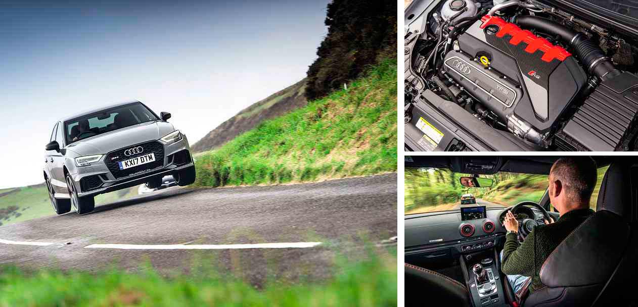 2018 Audi RS3 Saloon Quattro 8V-type road test
