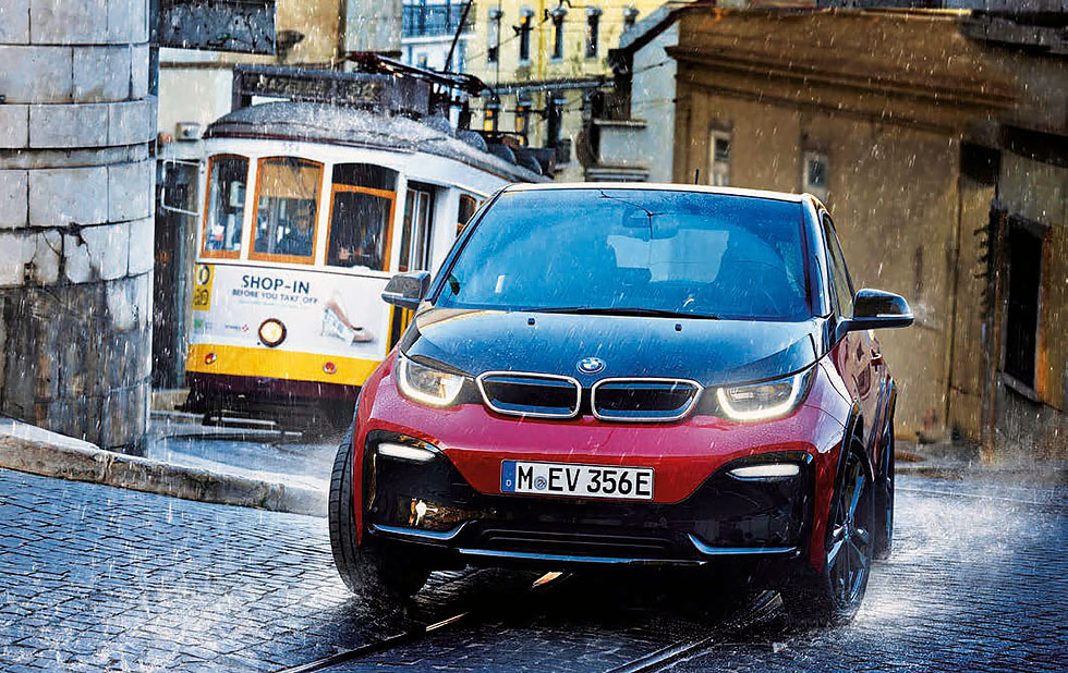 Fast-response traction control system will enhance bad weather vehicle control in the BMW i3