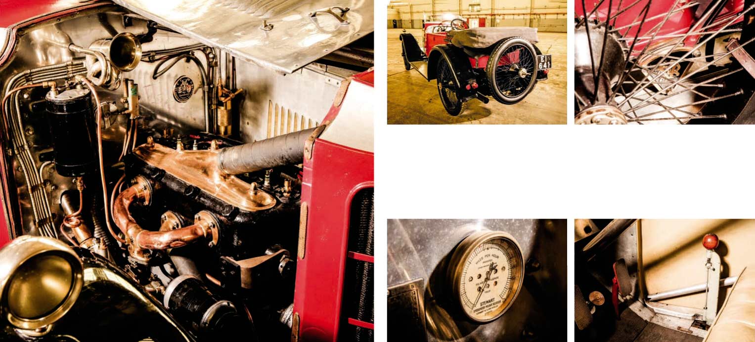 1910 Vauxhall C-type Prince Henry engine