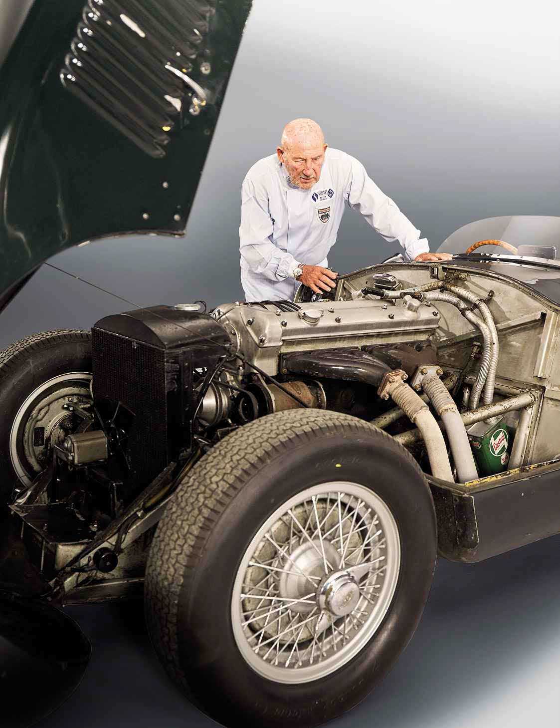 Stirling Moss and the 1953 Jaguar C-Type