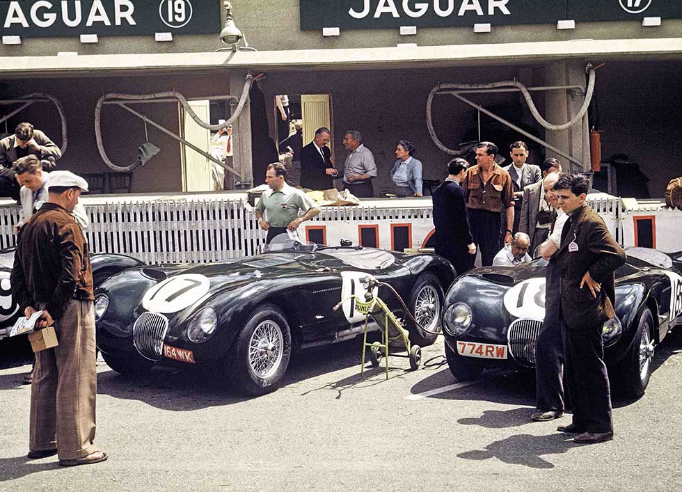 Stirling Moss and the 1953 Jaguar C-Type