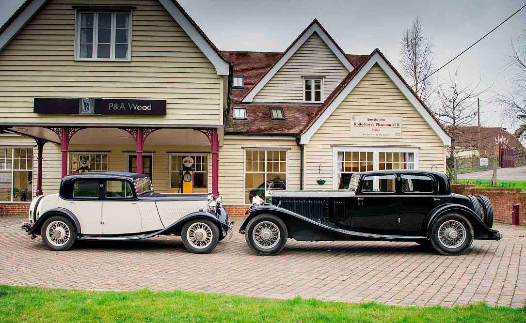 1931 Rolls-Royce Phantom II Continental and 1933 Singer Kaye Don Coupé 