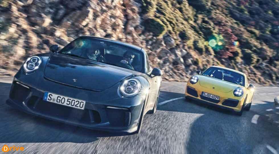 2018 porsche 911 T and GT3 Touring
