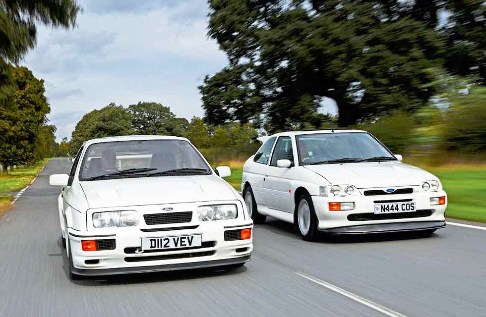 Ford Sierra Cosworth RS500 and Ford Escort RS Cosworth