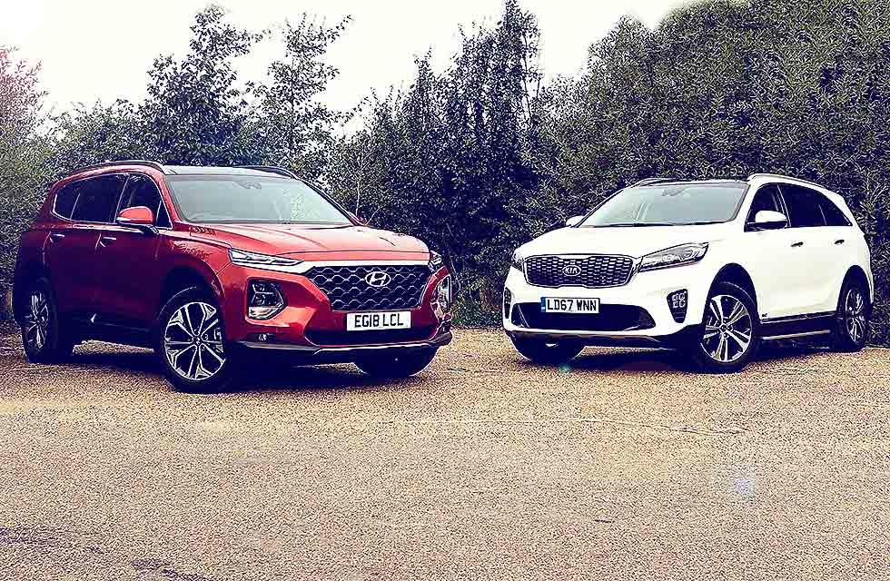  2019 Hyundai Santa Fe Premium SE 2.2 CRDi Automático vs. 2018 KIA Sorento GT-Line S 2.2 CRDi Automático - Manejar