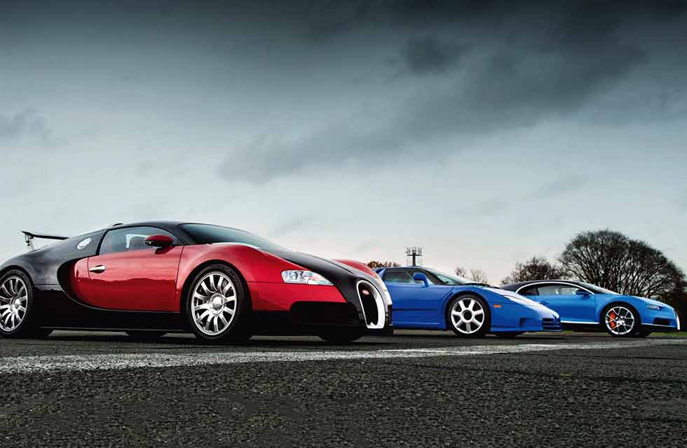 Luc Lacey - Veyron meets EB110 and Chiron in our 3069bhp shootout 