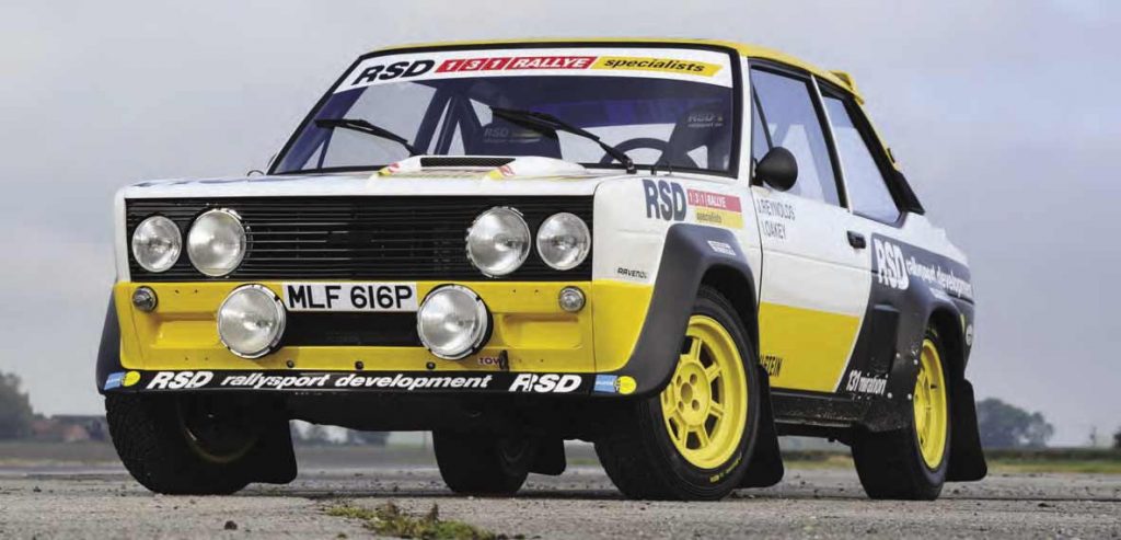 Fiat 131 Group 4 New build rally car track test Drive