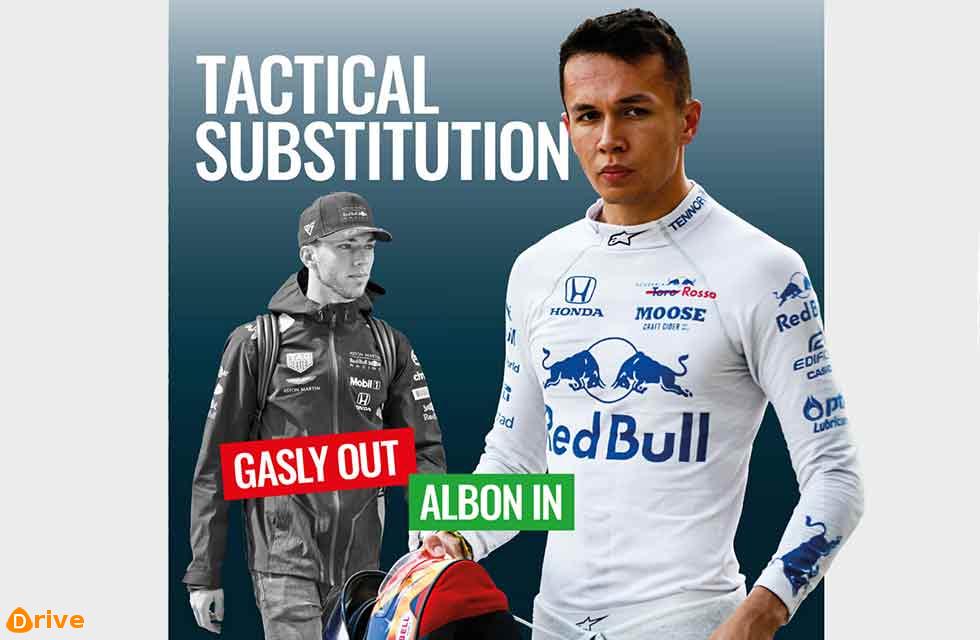 Pierre Gasly out Alex Albon in Red Bull seat swap Behind F1 2019’s