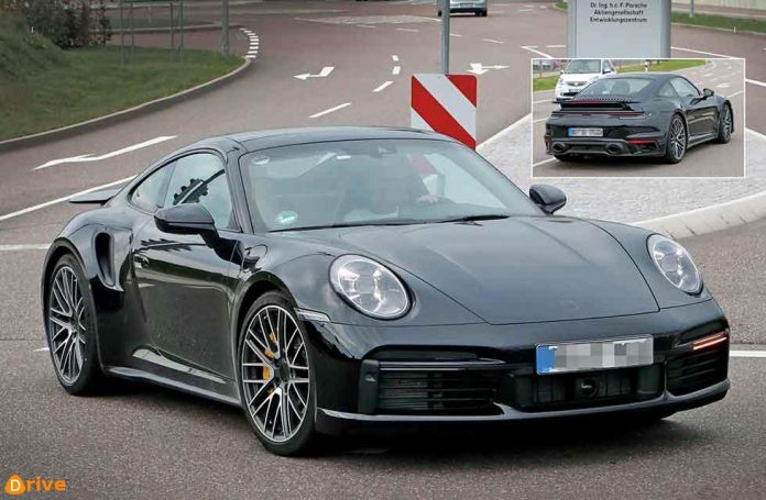 2020 Porsche 911 Turbo 992 Spy Shot Drive