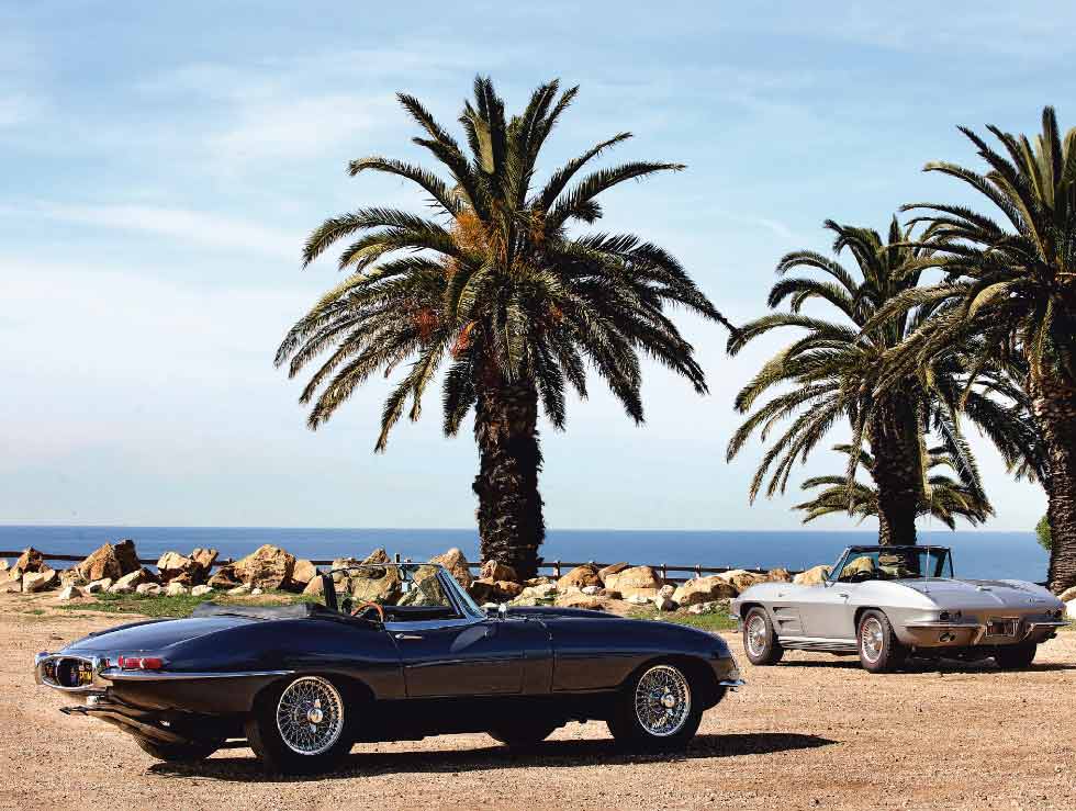 1963 Chevrolet Corvette Sting Ray C2 vs. 1961 Jaguar E-Type 3.8 S1 - comparison road test